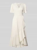 Sukienki - Sukienka midi o kroju regular fit w kopertowym stylu model ‘Thea’ - miniaturka - grafika 1