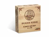 Gry karciane - Karty Poker King 2x55 Cartamundi - miniaturka - grafika 1