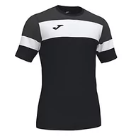 Koszulki męskie - Joma T-shirt męski Crew Iv Equip M/C czarny czarny/antracytowo-szary 3XS 101538.110 - miniaturka - grafika 1