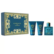 Wody po goleniu - Eros zestaw woda toaletowa spray 50ml + balsam po goleniu 50ml + żel pod prysznic 50ml - miniaturka - grafika 1