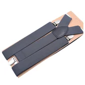 Dodatki do ubrań - Szelki do spodni 3,5 cm ciemnoszary - miniaturka - grafika 1