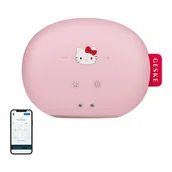 Szczoteczki do twarzy - Geske, Soniczny masażer do twarzy Hello Kitty Cool&Warm 8w1 z aplikacją, różowy - miniaturka - grafika 1