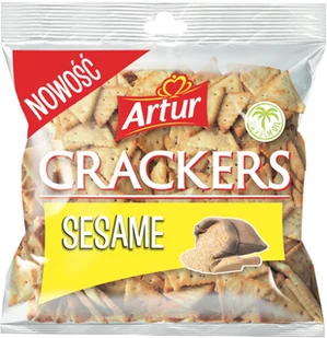 Artur Krakersy Sezamowe 90g - Krakersy - miniaturka - grafika 1