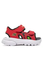 Buty dla chłopców - Skechers Sandały Razor Splash 406513N/RDBK Czerwony - miniaturka - grafika 1