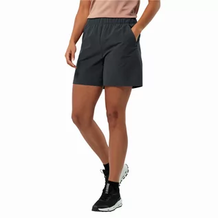 Spodnie rowerowe - Damskie spodenki rowerowe Jack Wolfskin BIKE COMMUTE SHORTS W phantom - XS - grafika 1