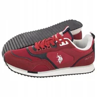 Sneakersy męskie - Buty Męskie Sneakersy U.s. Polo Assn. Ethan001 Red - miniaturka - grafika 1