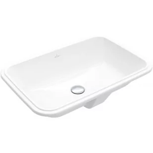 Villeroy & Boch Architectura umywalka 56x36 cm podblatowa prostokątna Weiss Alpin 5A776101 - Umywalki - miniaturka - grafika 1