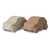 Zabawki do kąpieli - Nuuroo zabawki do kąpieli silikonowe samochodziki gryzaki 3w1 Cobblestone - miniaturka - grafika 1