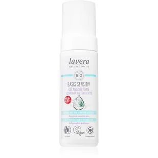 Lavera Basis Sensitiv  Cleansing Foam 150 ml - pianka do demakijażu 150 ml - Pianki do mycia twarzy - miniaturka - grafika 1