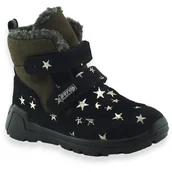 Buty dla dziewczynek - Zimowe buty dziewczęce ocieplane z membraną Bartek 11/14033104 Czarne - miniaturka - grafika 1