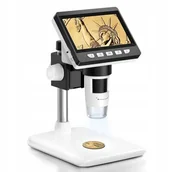 Mikroskopy i lupy - Elektroniczny Mikroskop Usb Z Ekranem Lcd I Zoomem 50-1000X - miniaturka - grafika 1