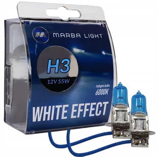 Żarówki Marba Light White Effect H3 55W 12V - Żarówki samochodowe - miniaturka - grafika 1