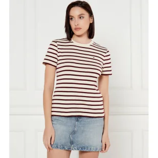 Tommy Hilfiger T-shirt Slim Fit - Koszulki i topy damskie - miniaturka - grafika 1