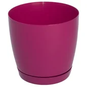 Donice - Doniczka TOSCANA 11 cm okrągła jagoda - miniaturka - grafika 1