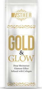 Asther UK Gold Glow Aktywator 10szt - Balsamy i kremy do opalania - miniaturka - grafika 1