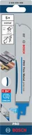 Brzeszczoty - BOSCH BRZESZCZOT DO PIŁY SZABLASTEJ PRO THIN METAL PRECISE S937EAF 1,1 x 25 x 150mm /5szt. - miniaturka - grafika 1