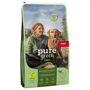 mera pure green Adult vegan, owies, proso i bób - 10 kg - Sucha karma dla psów - miniaturka - grafika 1
