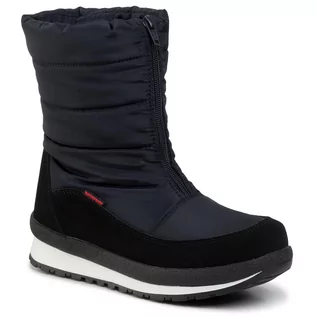 Śniegowce damskie - CMP Śniegowce Kids Rae Snow Boots Wp 39Q4964J Black Blue N950 - grafika 1