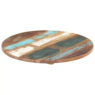 vidaXL Lumarko Okrągły blat stołu, 60 cm, 25-27 mm, lite drewno z odzysku 286038 - Meble modułowe i akcesoria vidaXL Lumarko Okrągły blat stołu, 60 cm, 25-27 mm, lite drewno z odzysku 286038 - Meble modułowe i akcesoria - miniaturka - grafika 1