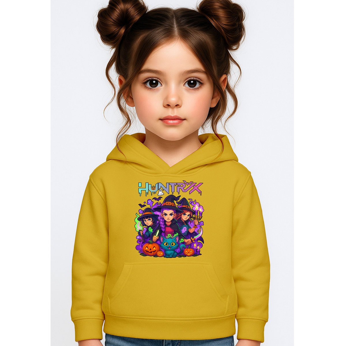 BLUZA DZIECIĘCA HUNTRIX HALLOWEEN 104 Z KAPTUREM BAWEŁNIANA JAKOŚĆ