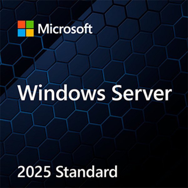 MS OEM Windows Server Standard 2025 1pk NoMedia/NoKey 16 Core POSOnly AddLic DE