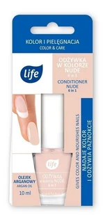 Life Life Odżywka w kolorze Nude 6 in1 nr 01 10 ml - Odżywki do paznokci - miniaturka - grafika 1