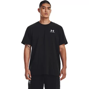 Męski t-shirt z nadrukiem Under Armour UA LOGO EMB HEAVYWEIGHT SS - UNDER ARMOUR - Koszulki męskie - miniaturka - grafika 1