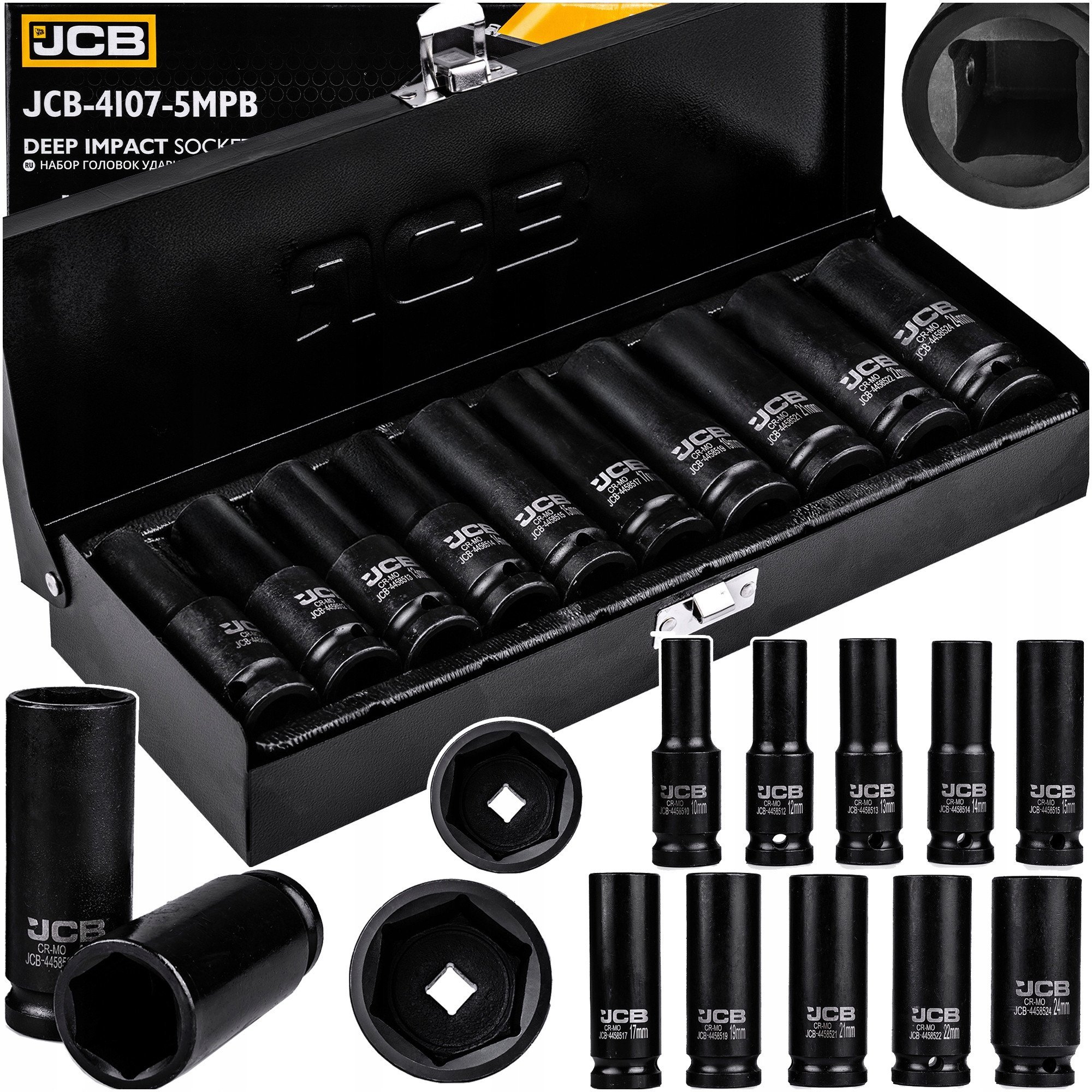 JCB NASADKI UDAROWE DŁ.kpl. 10el.1/2