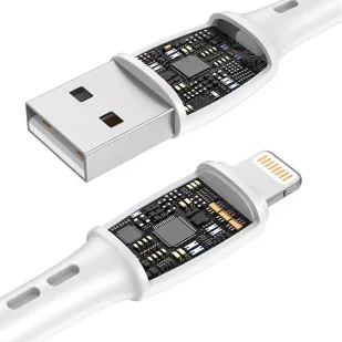 Kabel USB do Lightning Vipfan Racing X05, 3A, 3m (biały) - Kable USB - miniaturka - grafika 2