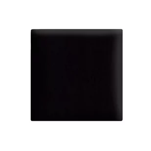 Panel ścienny 30 x 30 cm tapicerowany 3D Wezgłowie w kolorze czarnym - Meble modułowe i akcesoria - miniaturka - grafika 1