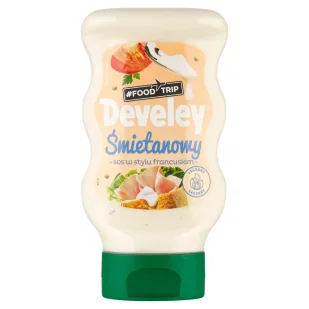 Develey Food Trip Śmietanowy sos w stylu francuskim 315 ml - Majonezy i dressingi - miniaturka - grafika 1