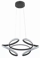 Lampy sufitowe - Narida - Lampa wisząca antracyt. 1x40W LED 3200Lm 4000K. Wysokość 36cm. Wysokość całkowita 120cm. Szerokość 50cm. Głębokość 50cm. Klosz akryl - miniaturka - grafika 1