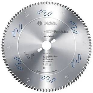 Bosch Tarcza do piły tarczowej Top Precision Best for Wood 165 x 20 x 1 8 mm 20 2608642385 1 szt - Tarcze do pił - miniaturka - grafika 2