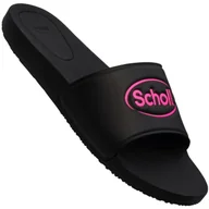 Akcesoria do rehabilitacji - Sportowe antypoślizgowe profilowane klapki basenowe Scholl WOW : Kolor - Czarny, Rozmiar_SCHOLL - 37 - miniaturka - grafika 1