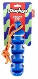 COOCKOO ZABAWKA DLA PSA GUMOWA GROOVY GRIP NIEBIESKA /3/36