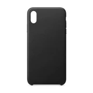 Etui i futerały do telefonów - ECO Leather skórzane etui pokrowiec ze skóry ekologicznej iPhone 12 mini czarny - miniaturka - grafika 1