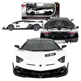 Rastar Lamborghini Aventador SVJ Pojazd Zdalnie Sterowany RC Samochód Auto + Pilot - Zabawki zdalnie sterowane - miniaturka - grafika 1