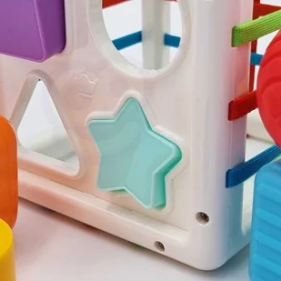 WOOPIE Elastyczna Kostka Sensoryczna Sorter dla Dzieci Kolorowe Kształty 11 el. - Sortery dla dzieci - miniaturka - grafika 6