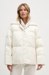 Calvin Klein kurtka puchowa damska kolor beżowy zimowa K20K207720 - Kurtki damskie - miniaturka - grafika 1