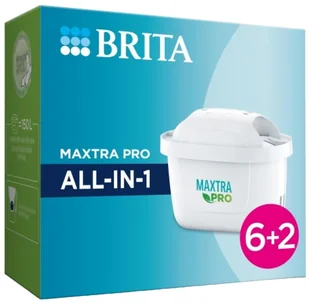 Wkład do dzbanków filtrujących Brita Maxtra Pro All-In-1, 6 + 2szt. (4006387129484) - Wkłady filtrujące - miniaturka - grafika 1