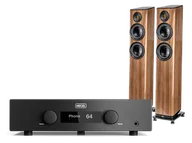 Zestawy stereo - Hegel H190v (czarny) + VELA FS407.2 (orzech) - miniaturka - grafika 1