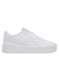 Buty dla dziewczynek - Sneakersy Puma Carina 3.0 Holo 2.0 Jr 402280 01 Biały - miniaturka - grafika 1
