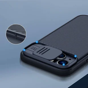 Nillkin CamShield Pro Magnetic Case etui iPhone 14 Plus pokrowiec osłona na aparat kamerę niebieski (z MagSafe) - Etui i futerały do telefonów - miniaturka - grafika 10