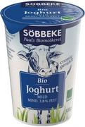 Zdrowa żywność - Sobbeke (nabiał z mleka krowiego) JOGURT NATURALNY 3,8% BIO 500 g - miniaturka - grafika 1