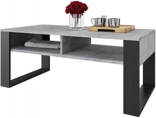 Stolik kawowy ST7 Max Beton 120x60 cm duży ława nowoczesny loft - Ławy i stoliki kawowe - miniaturka - grafika 1