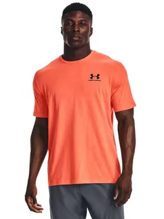 Koszulki męskie - Under Armour Koszulka w kolorze pomarańczowym - grafika 1