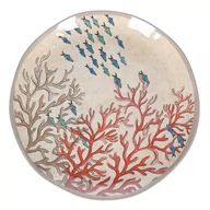 Serwisy obiadowe - Podstawka okrągła Sea Life rafa koralowa - 20 cm - miniaturka - grafika 1