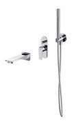 Zestawy prysznicowe - Cersanit City Zestaw wannowo-prysznicowy podtynkowy termostatyczny chrom S952-036 - miniaturka - grafika 1