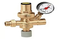 Akcesoria grzewcze - Automatyczny zawór Caleffi 1/2 z manometrem 553 - miniaturka - grafika 1