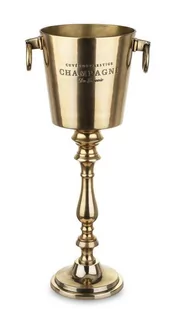 Cooler Wiaderko Do Szampana Złoty Metalowy H:66 Cm - Zestawy do wina - miniaturka - grafika 1